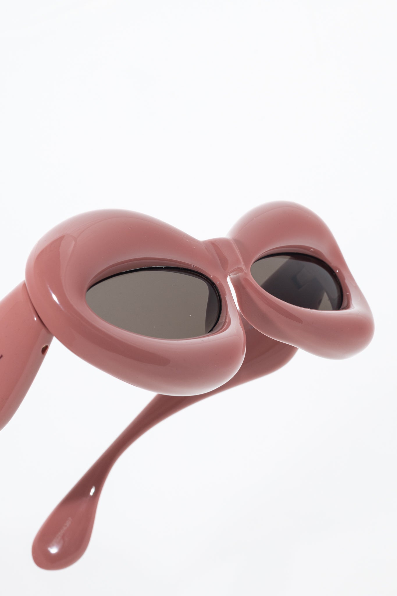 Loewe Shiny Pink Cat Eye Inflated Sunglasses