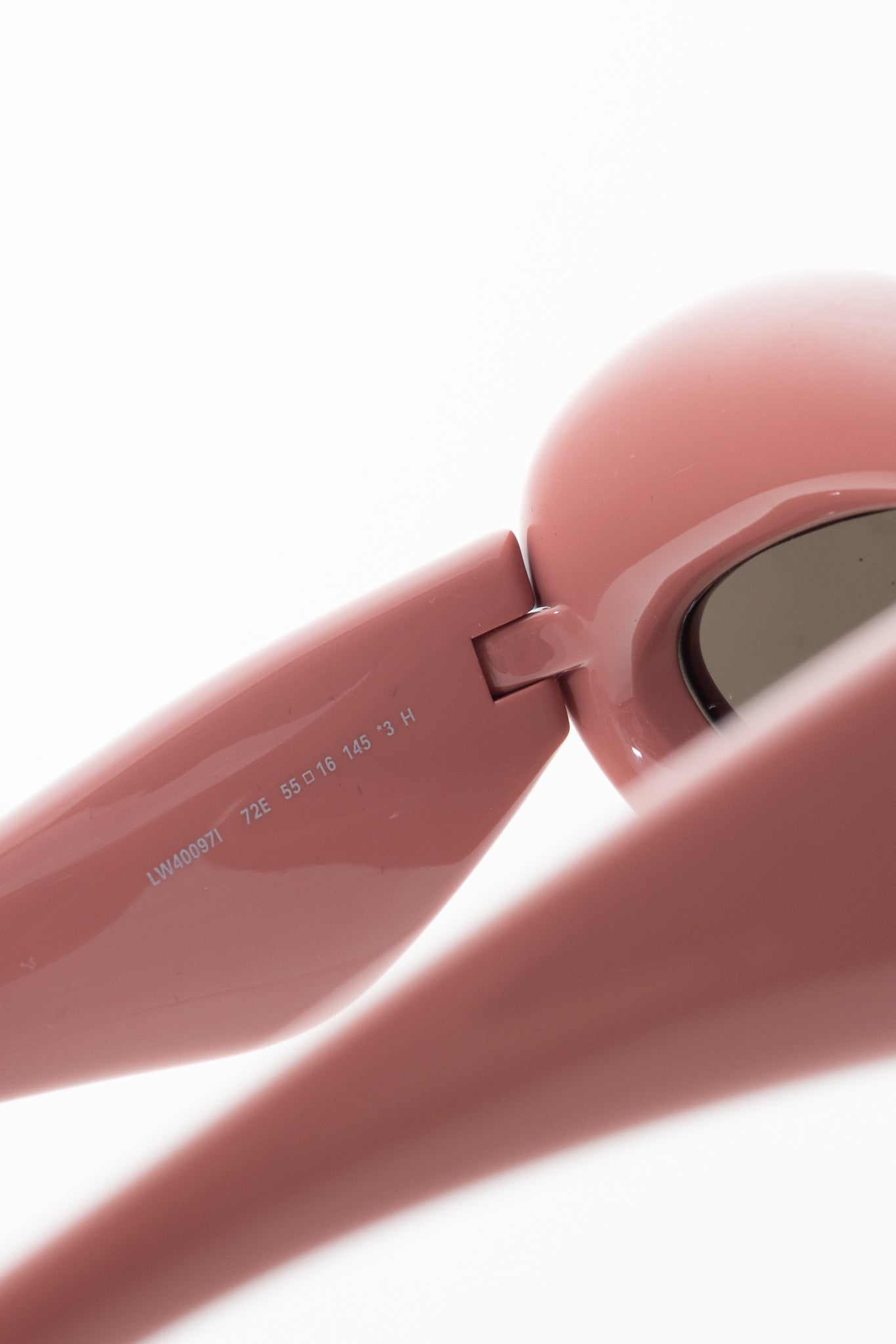 Loewe Shiny Pink Cat Eye Inflated Sunglasses