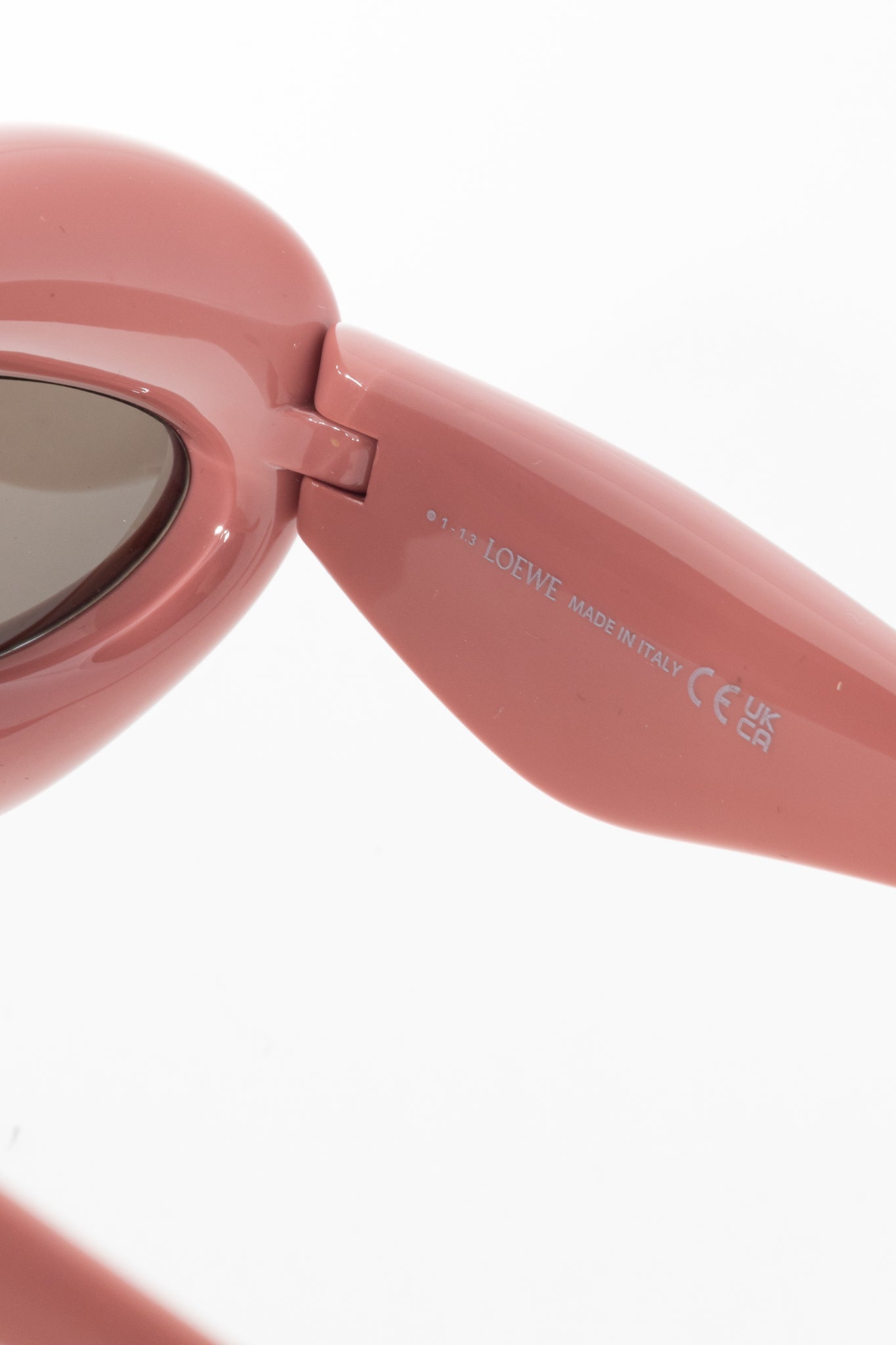 Loewe Shiny Pink Cat Eye Inflated Sunglasses