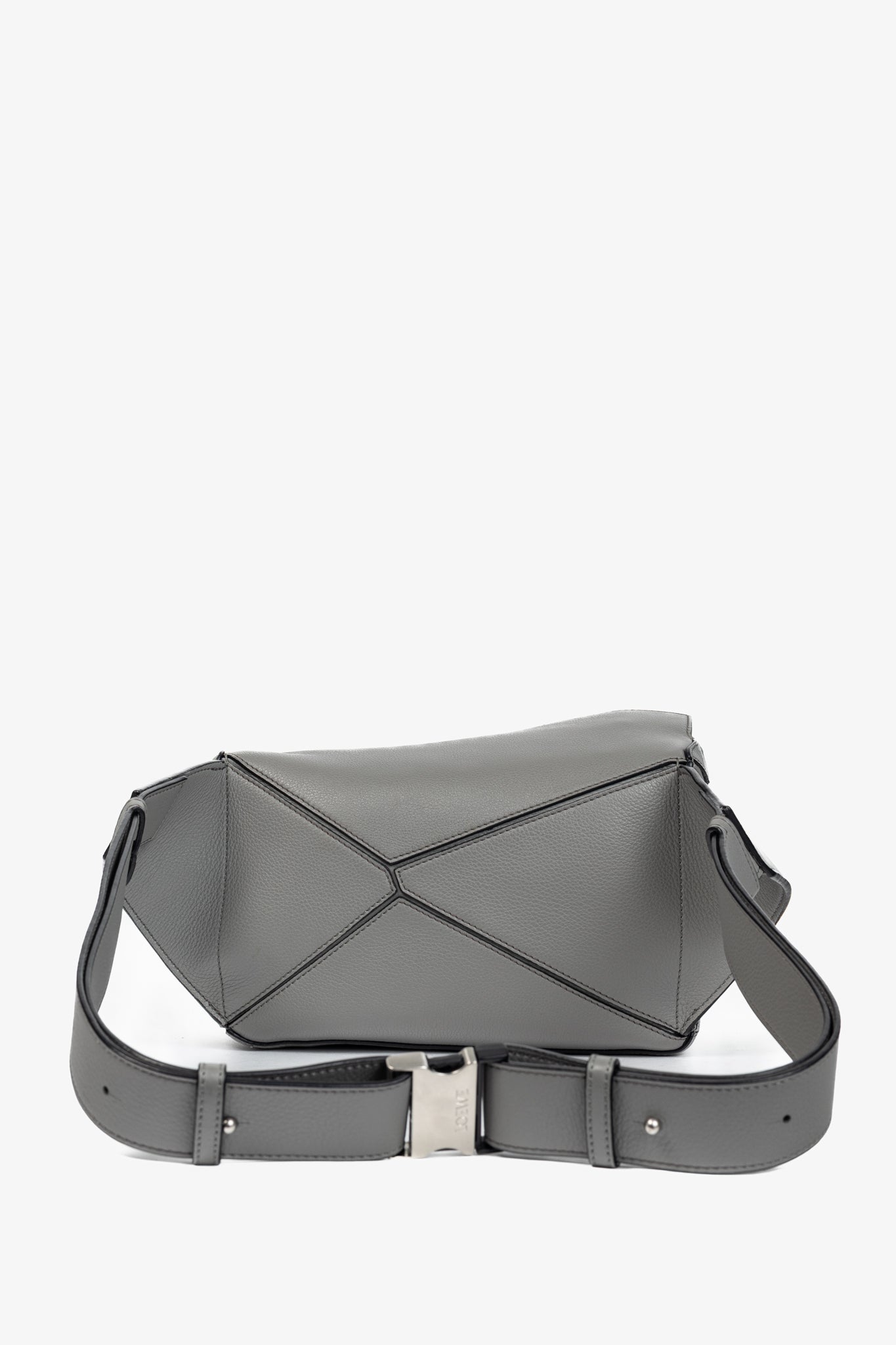 Loewe Puzzle Pearl Grey Classic Calfskin Bumbag