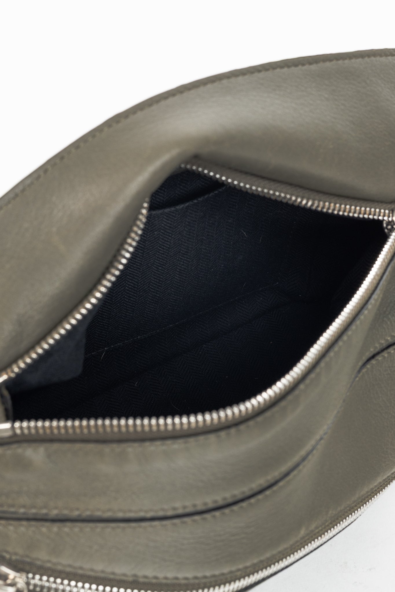 Loewe Puzzle Khaki Green Classic Calfskin Bumbag