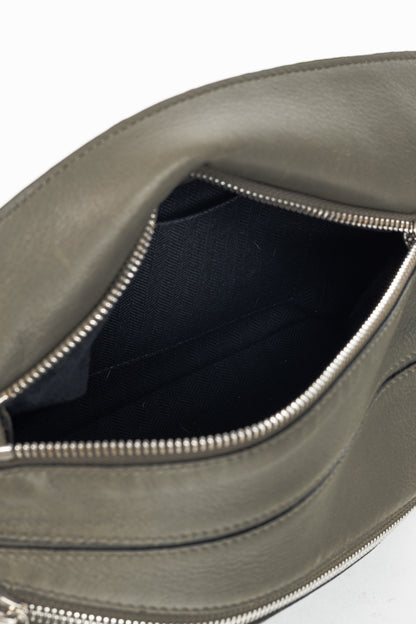 Loewe Puzzle Khaki Green Classic Calfskin Bumbag