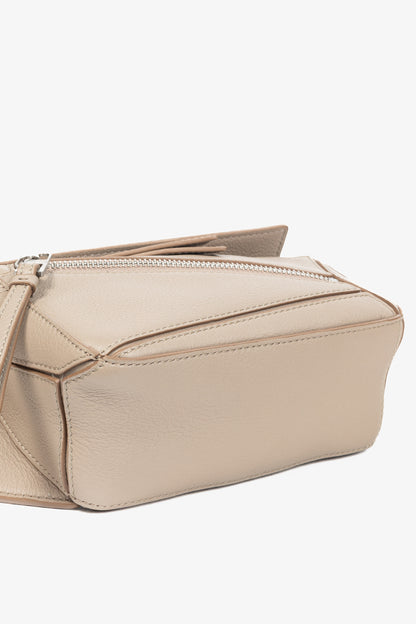 Loewe Mini Puzzle Sand Classic Calfskin Bumbag