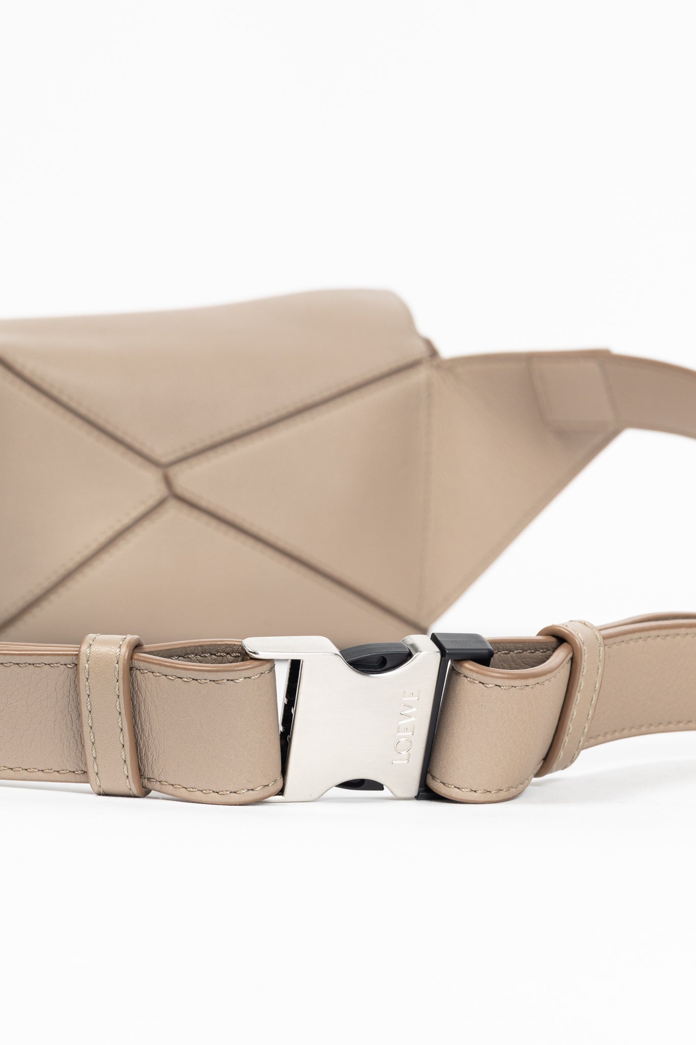 Loewe Mini Puzzle Sand Classic Calfskin Bumbag
