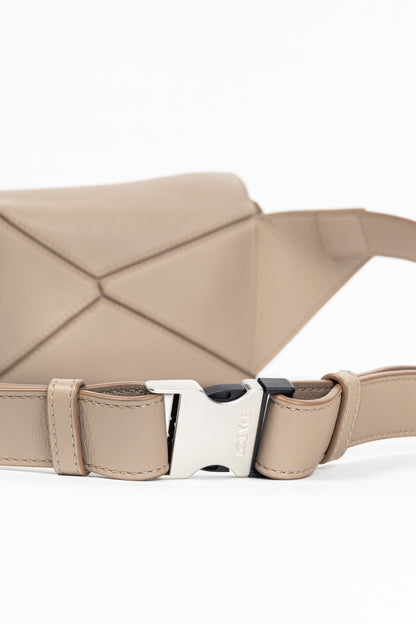 Loewe Mini Puzzle Sand Classic Calfskin Bumbag