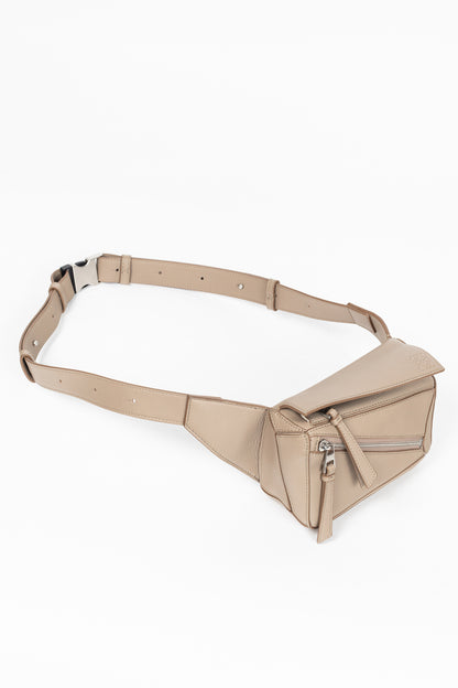 Loewe Mini Puzzle Sand Classic Calfskin Bumbag