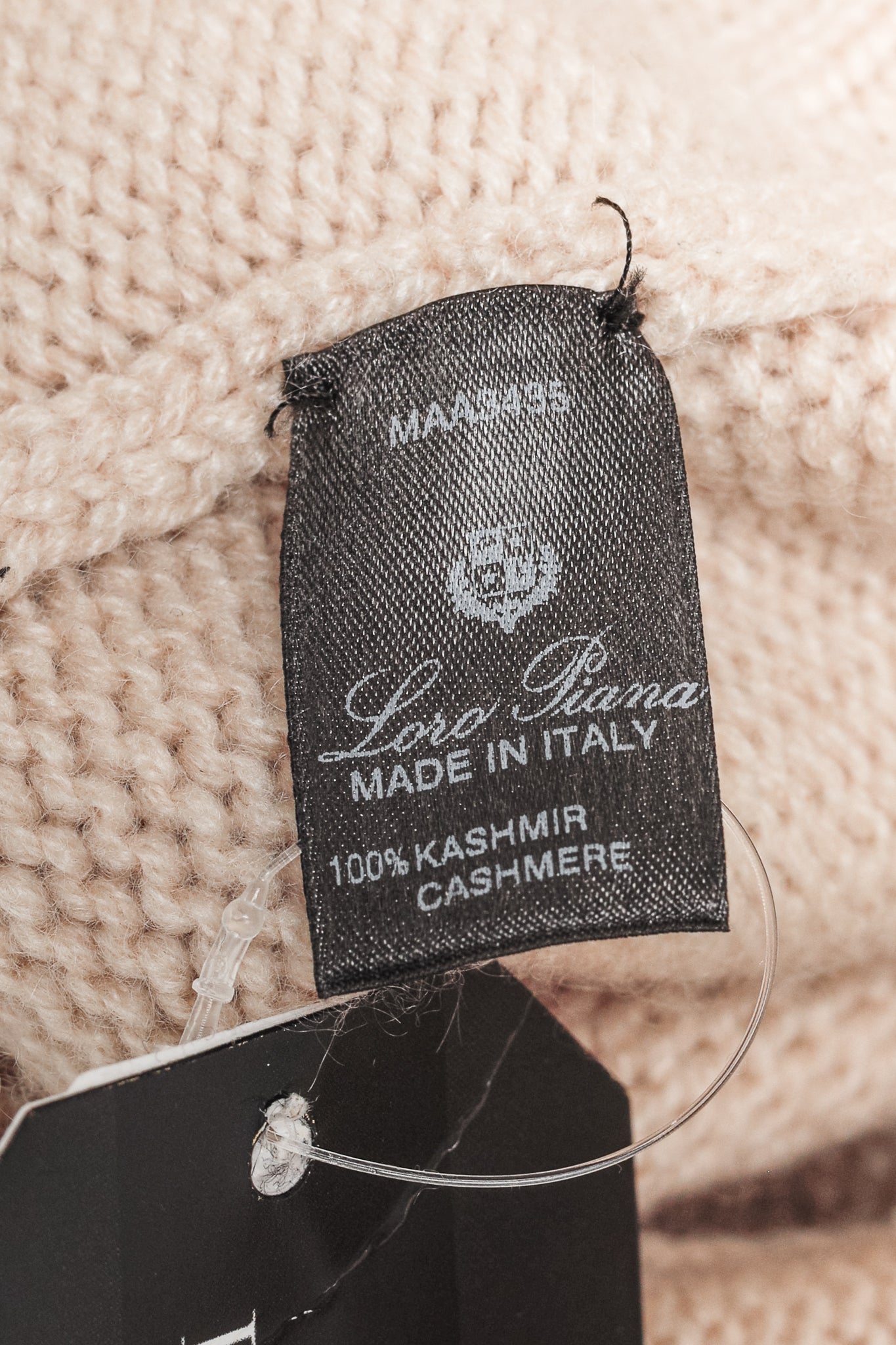 Loro Piana Cream Cashmere Open-Front Shawl Cardigan