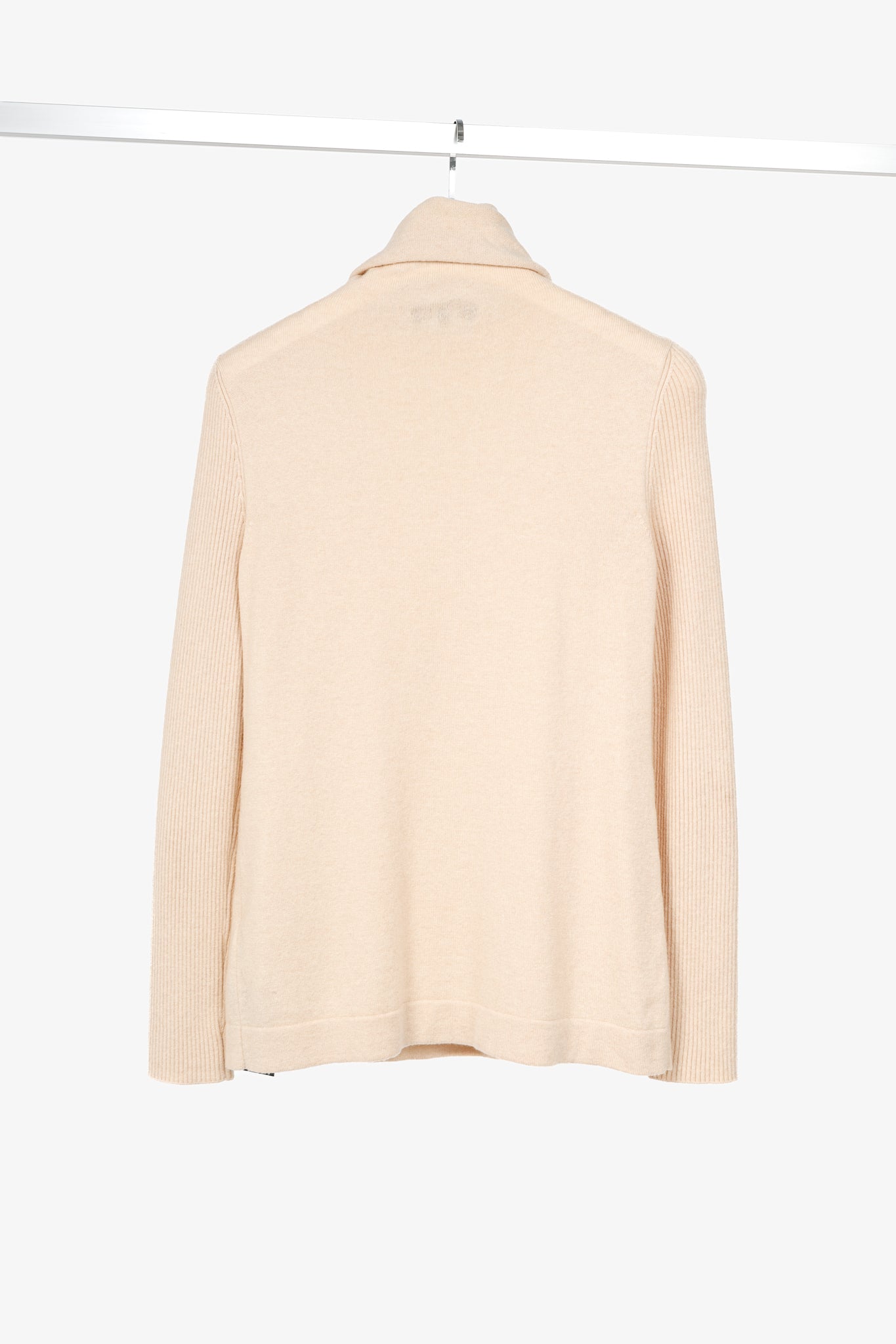 Loro Piana Cream Cashmere Turtleneck Sweater