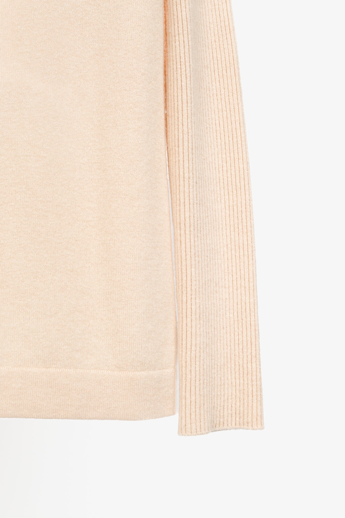 Loro Piana Cream Cashmere Turtleneck Sweater