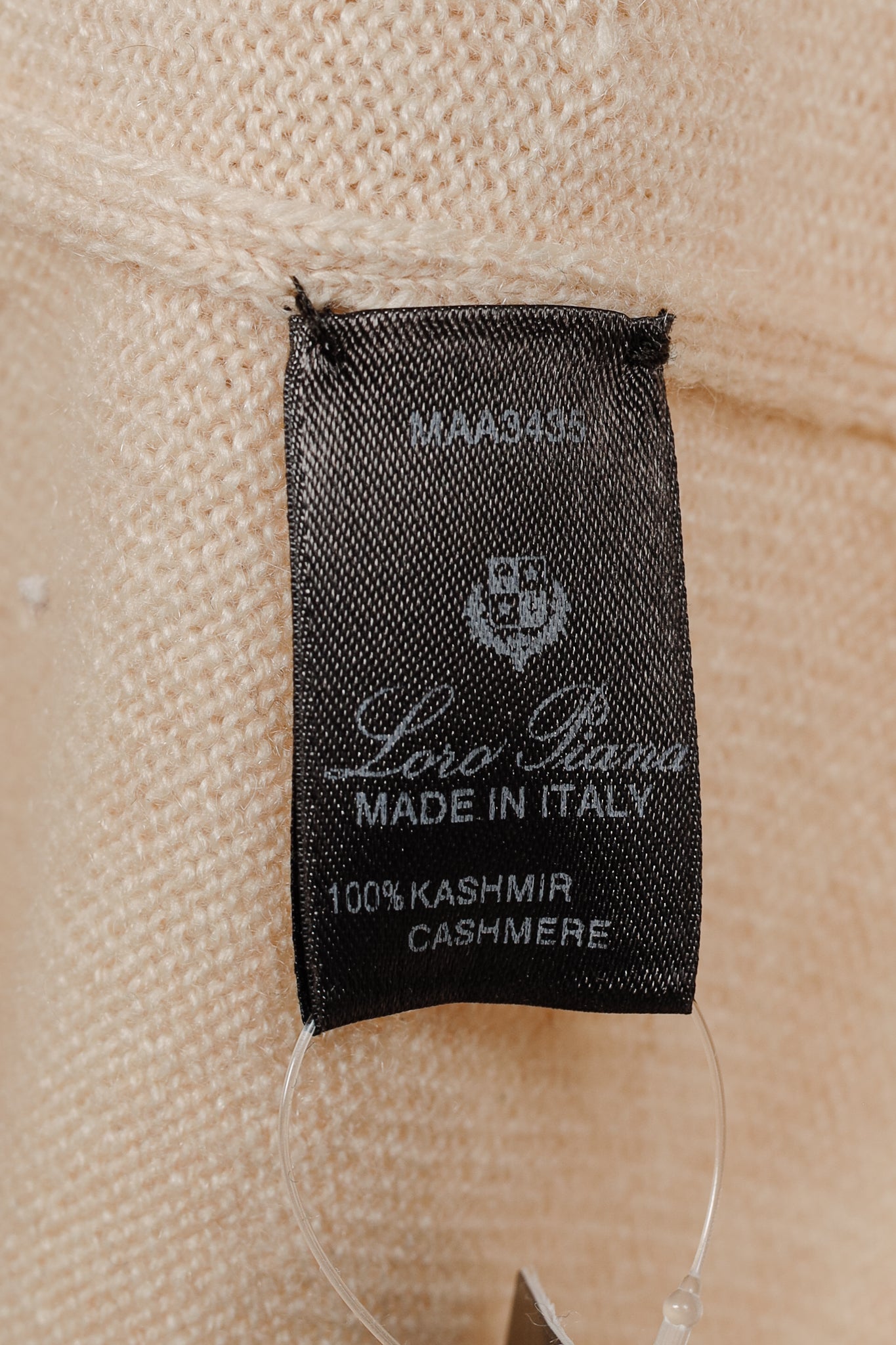 Loro Piana Cream Cashmere Turtleneck Sweater