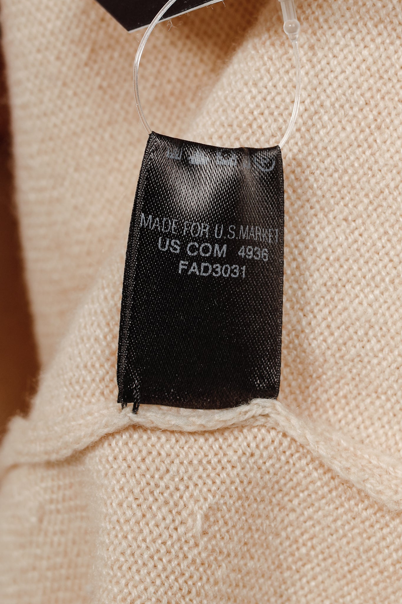 Loro Piana Cream Cashmere Turtleneck Sweater