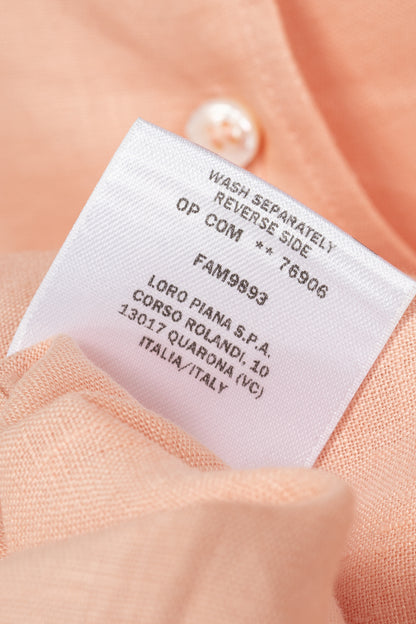 Loro Piana Coral Flax Buttoned Shirt