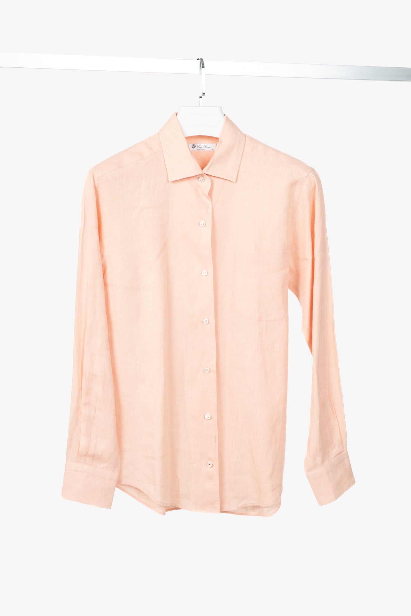 Loro Piana Coral Flax Buttoned Shirt