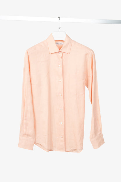 Loro Piana Coral Flax Buttoned Shirt
