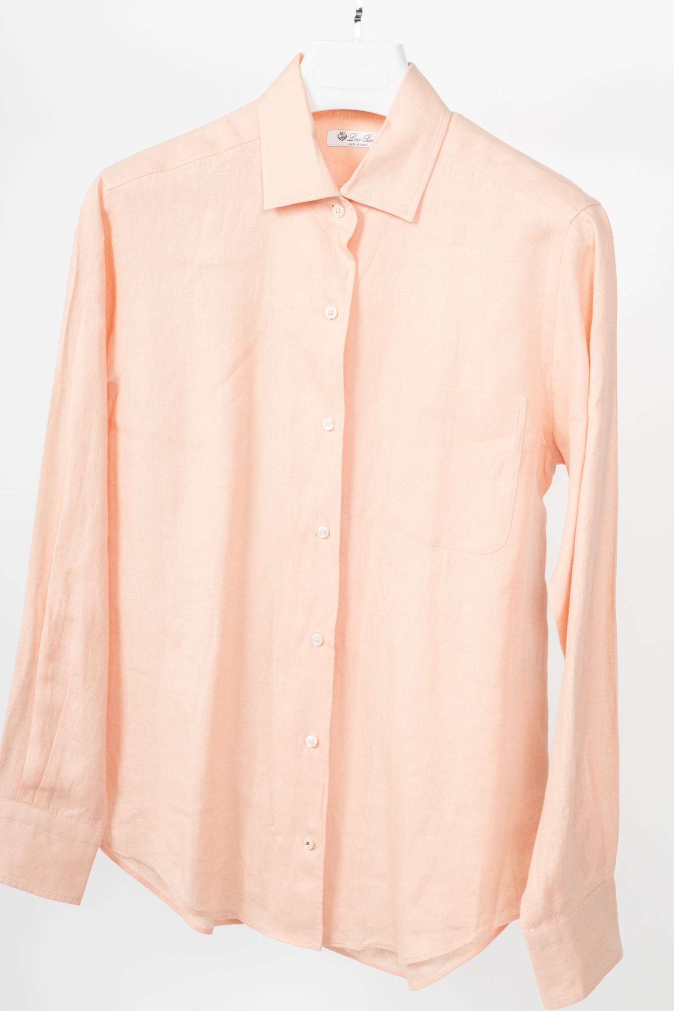 Loro Piana Coral Flax Buttoned Shirt