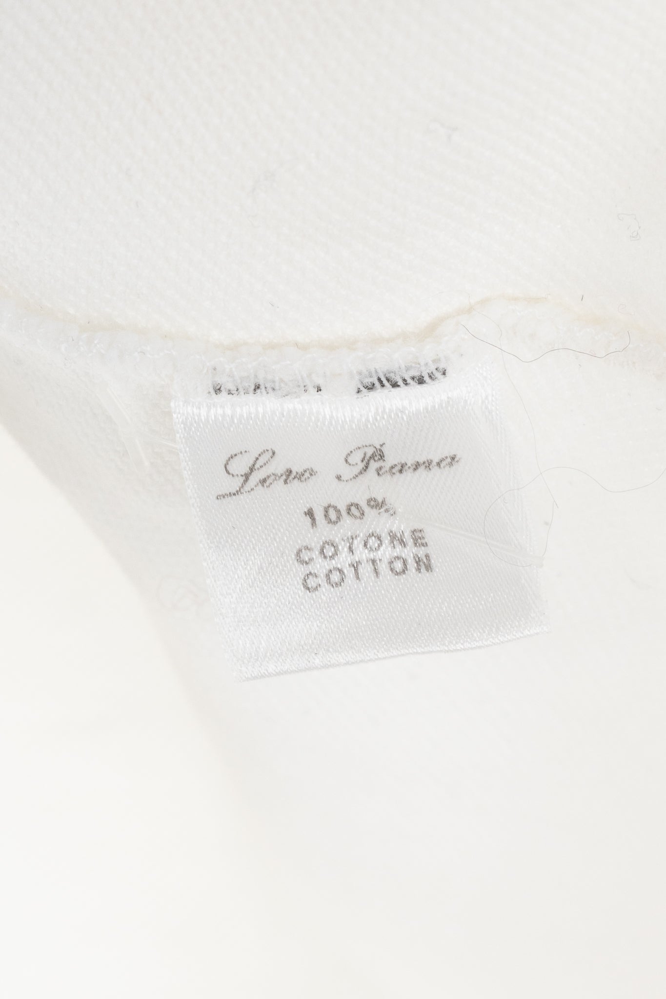 Loro Piana White Cotton-Pique Sleeveless Polo