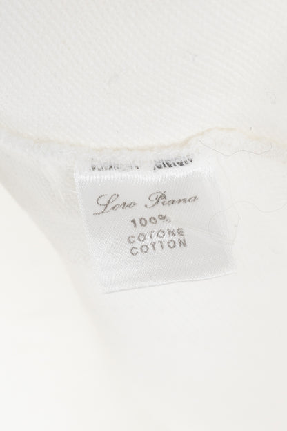 Loro Piana White Cotton-Pique Sleeveless Polo