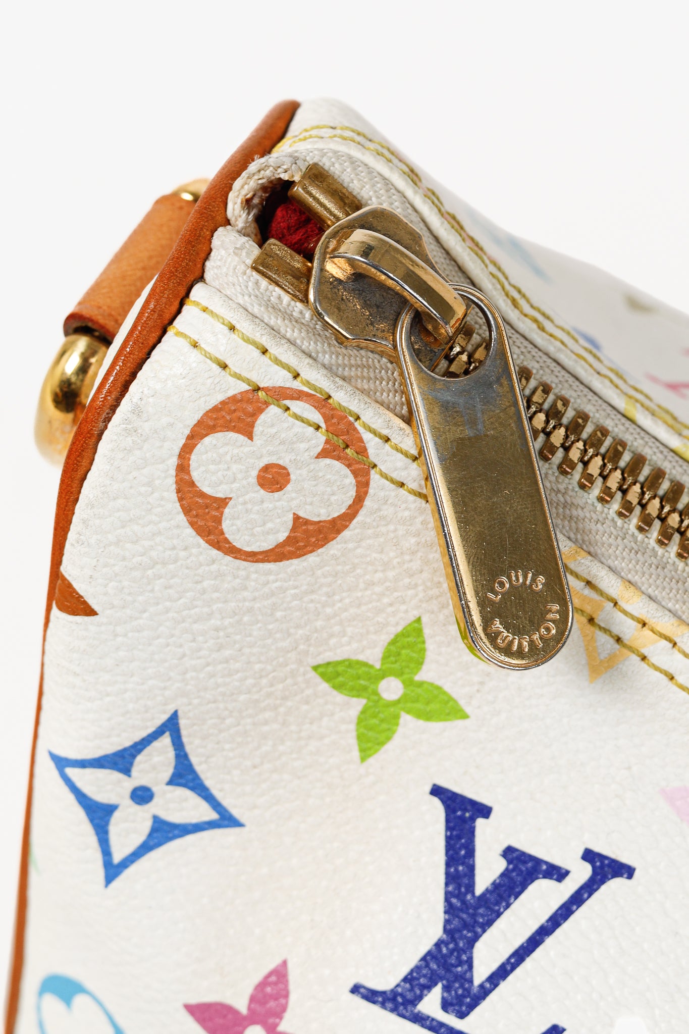 Louis Vuitton x Takashi Murakami Rita White Multicolore Monogram Shoulder Bag
