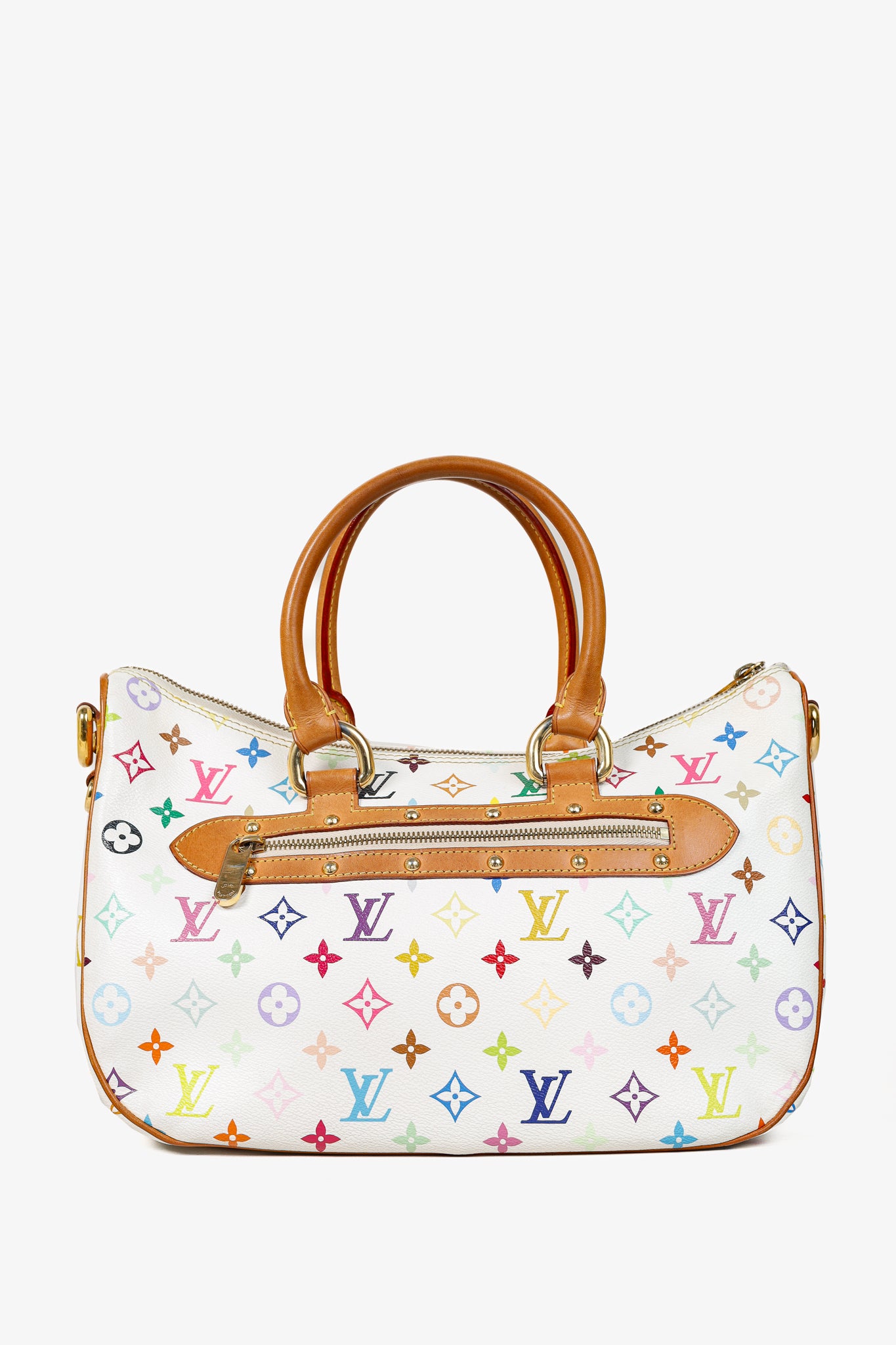 Louis Vuitton x Takashi Murakami Rita White Multicolore Monogram Shoulder Bag
