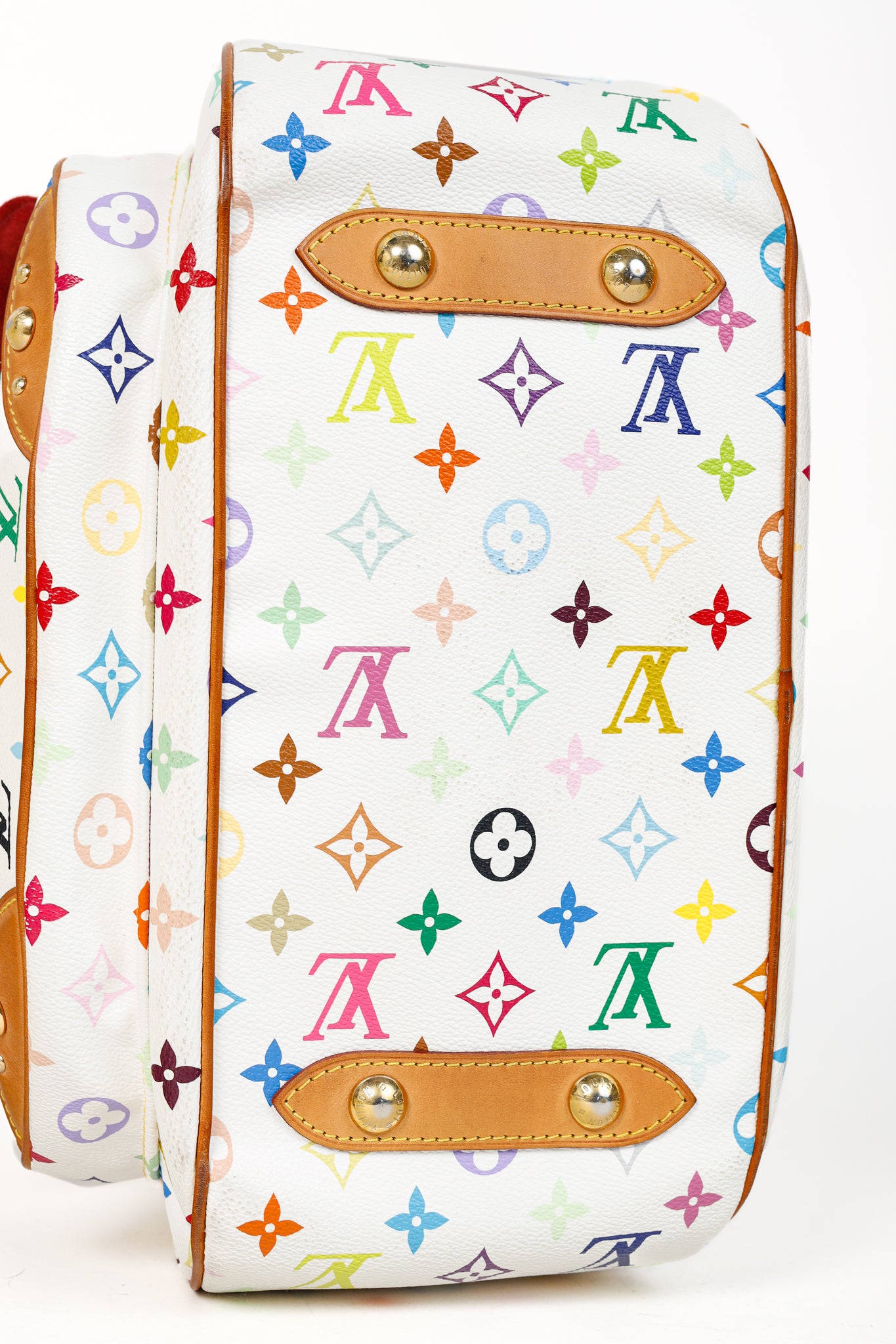 Louis Vuitton x Takashi Murakami Rita White Multicolore Monogram Shoulder Bag