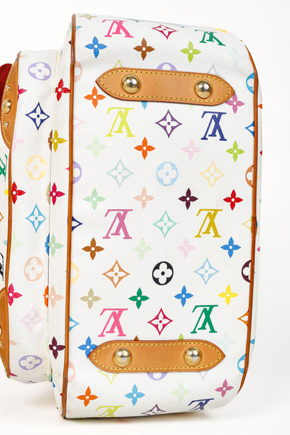 Louis Vuitton x Takashi Murakami Rita White Multicolore Monogram Shoulder Bag