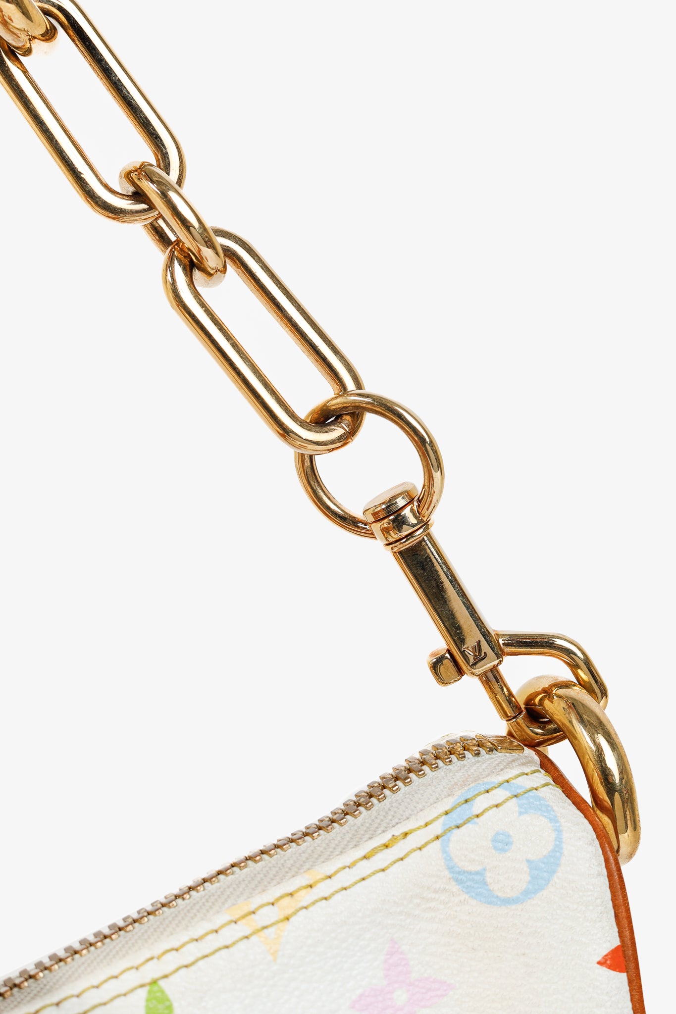 Louis Vuitton x Takashi Murakami Rita White Multicolore Monogram Shoulder Bag