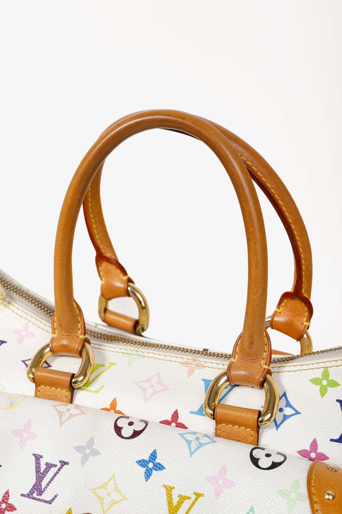 Louis Vuitton x Takashi Murakami Rita White Multicolore Monogram Shoulder Bag