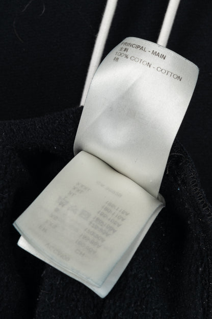 Louis Vuitton Black Embroidered Signature Cotton Hoodie