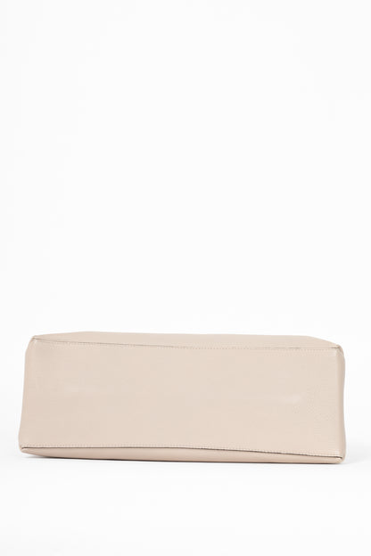 Louis Vuitton Lockme Greige Grained Calfskin Shopper Tote