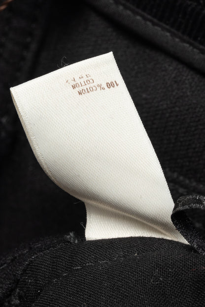 Louis Vuitton Black Corduroy Tonal-Trim Bootcut Pants