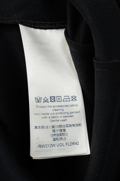 Louis Vuitton Vuittamins Black Cotton Jersey Logo T-Shirt Dress