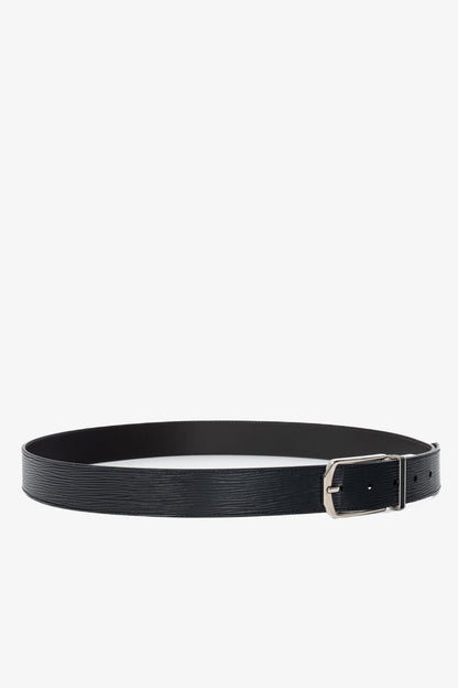 Louis Vuitton Men's Black Epi-Leather Belt