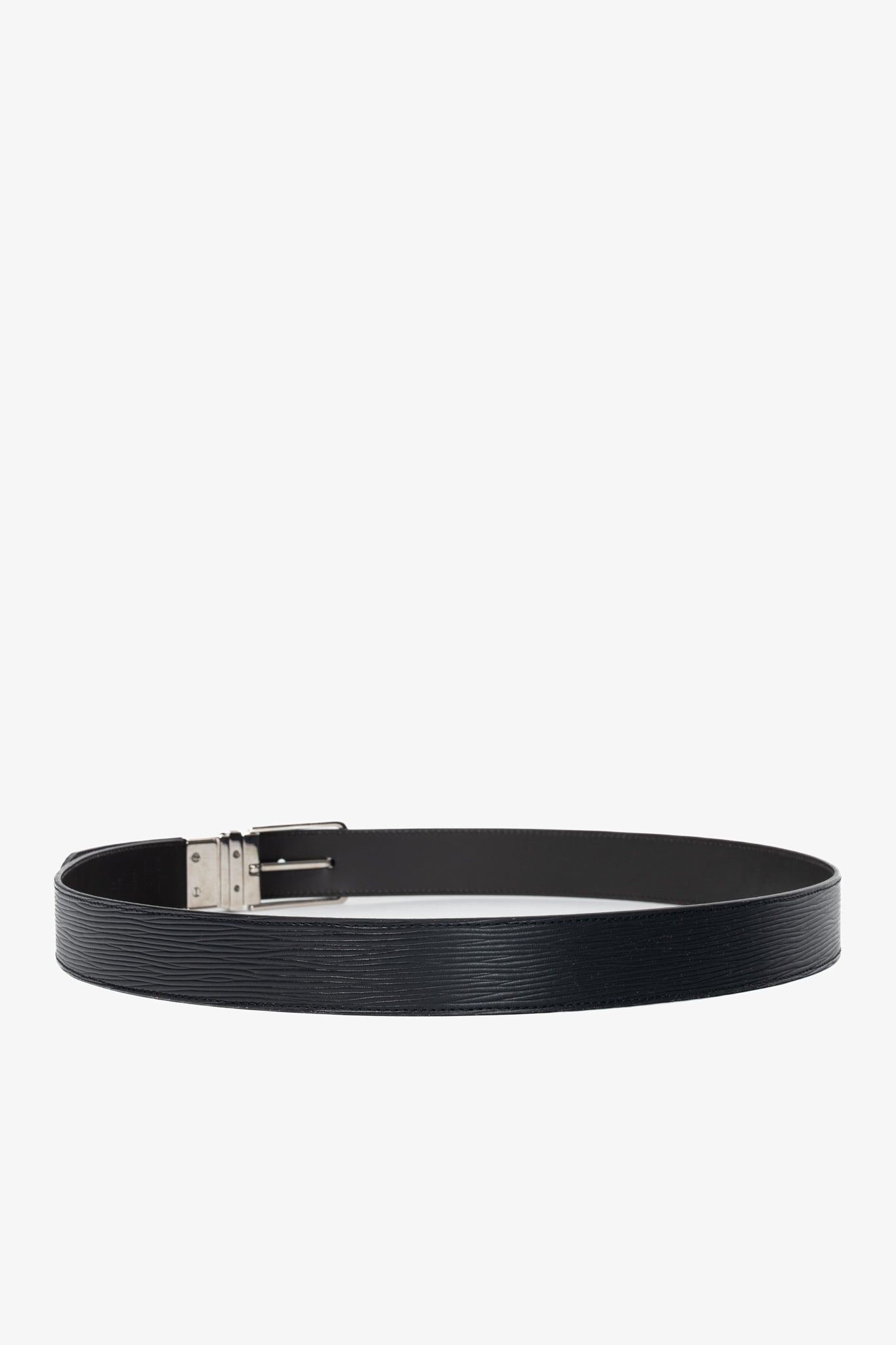 Louis Vuitton Men's Black Epi-Leather Belt