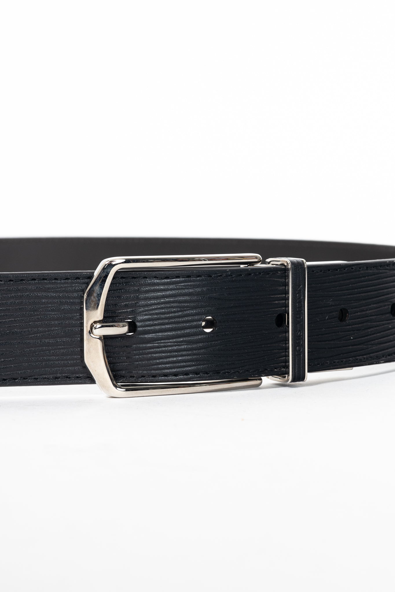 Louis Vuitton Men's Black Epi-Leather Belt