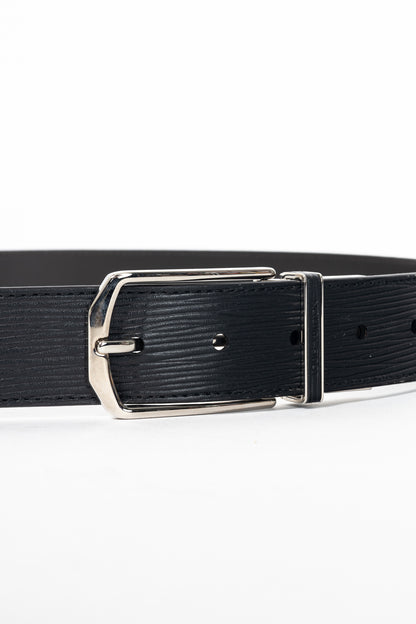 Louis Vuitton Men's Black Epi-Leather Belt