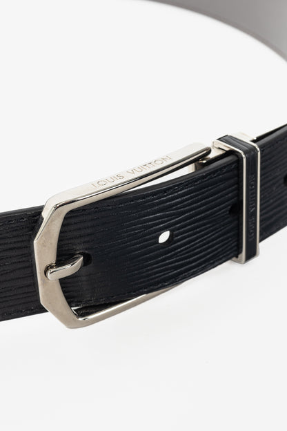 Louis Vuitton Men's Black Epi-Leather Belt