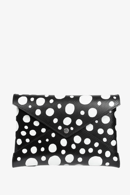 Louis Vuitton x Yayoi Kusama Kirigami Black Epi Dotted Pochette
