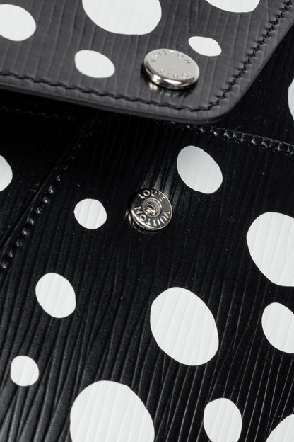 Louis Vuitton x Yayoi Kusama Kirigami Black Epi Dotted Pochette