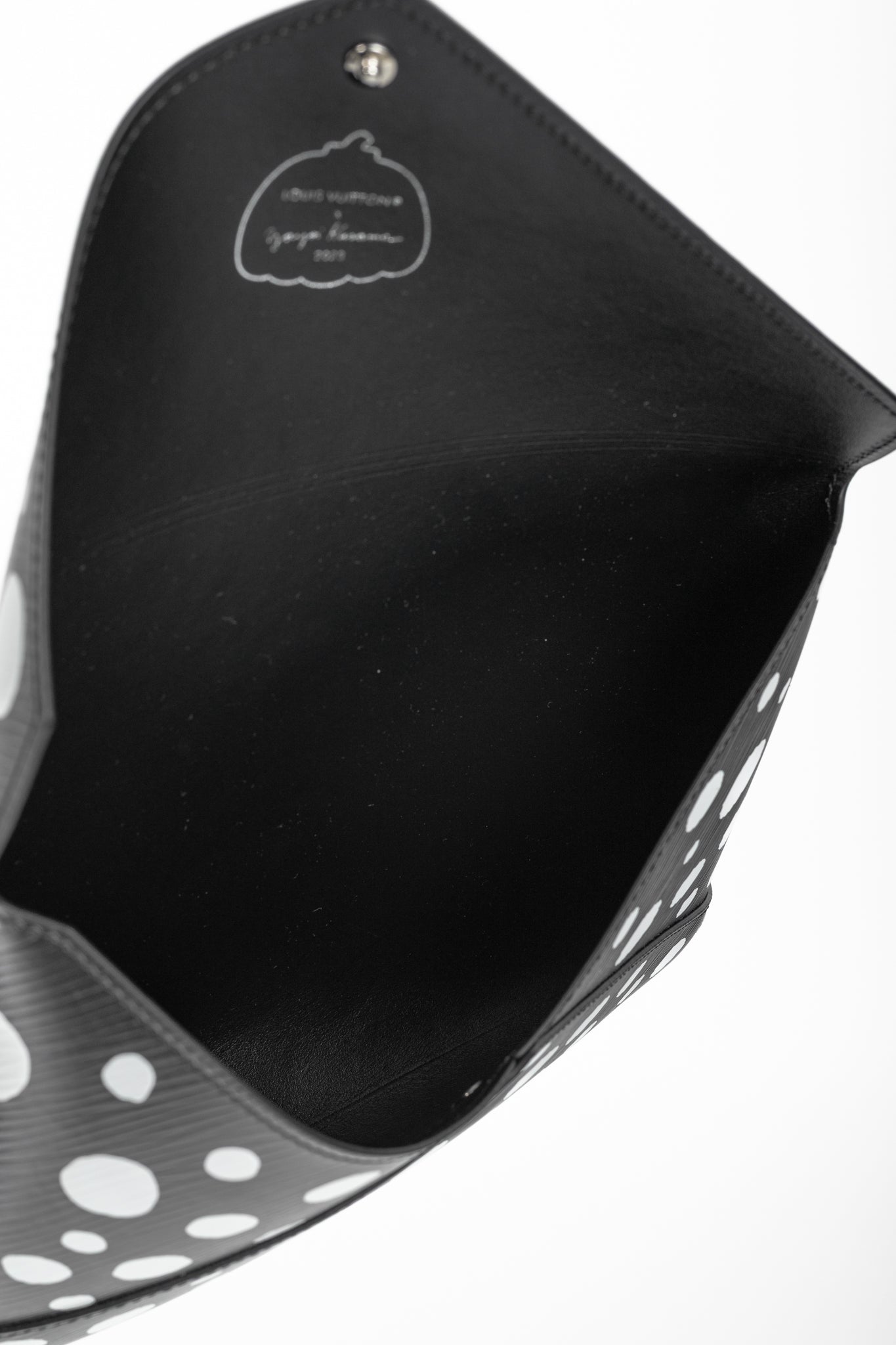 Louis Vuitton x Yayoi Kusama Kirigami Black Epi Dotted Pochette