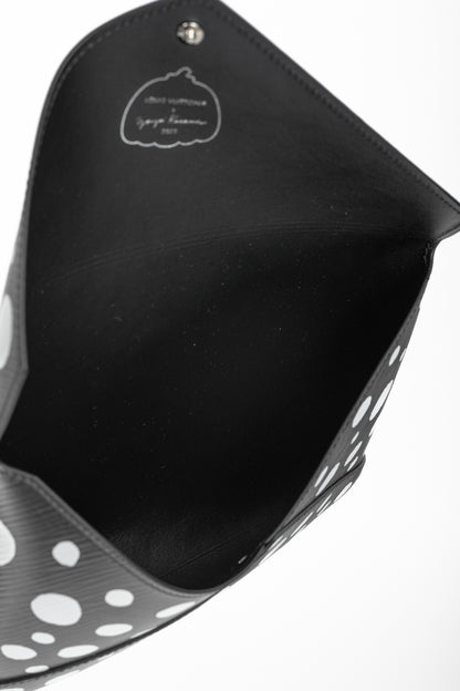 Louis Vuitton x Yayoi Kusama Kirigami Black Epi Dotted Pochette