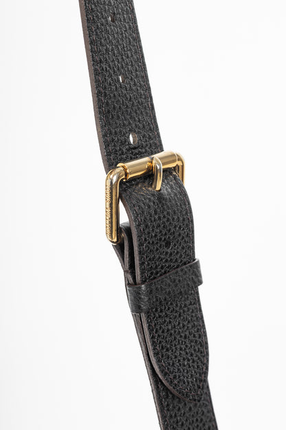 Louis Vuitton Selene MM Black Mahina Leather Hobo