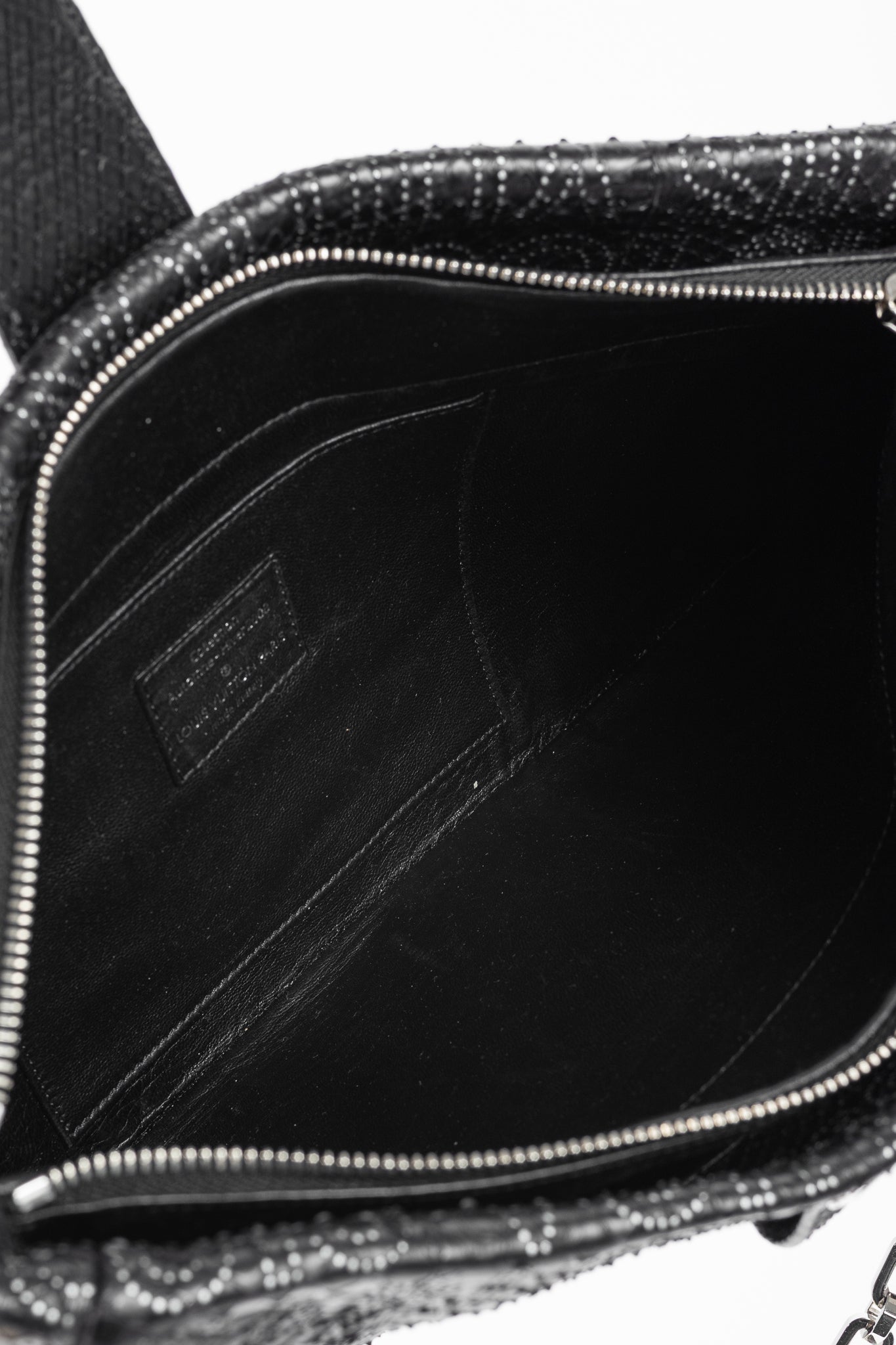 Louis Vuitton AW/08 Runway Lutece Black Perfore Python Shoulder Bag