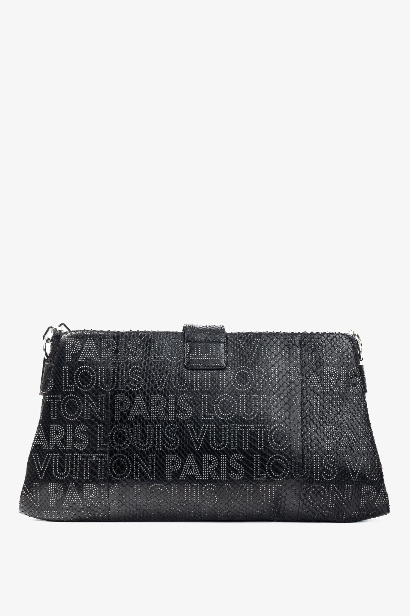 Louis Vuitton AW/08 Runway Lutece Black Perfore Python Shoulder Bag