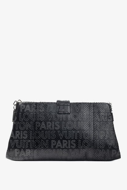 Louis Vuitton AW/08 Runway Lutece Black Perfore Python Shoulder Bag