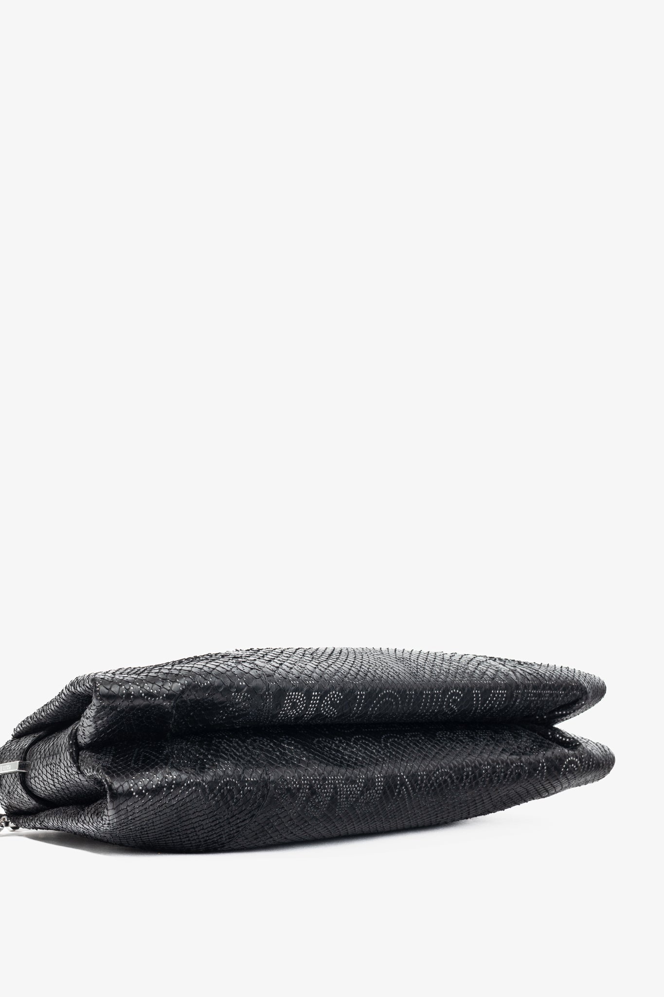 Louis Vuitton AW/08 Runway Lutece Black Perfore Python Shoulder Bag