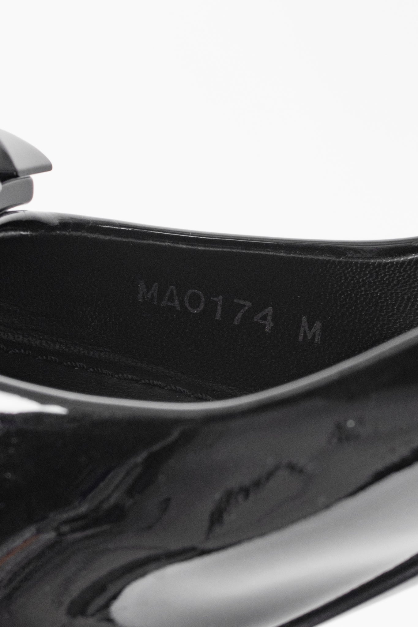 Louis Vuitton Black Patent Leather Embellished-Buckle Pumps
