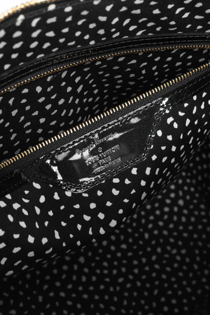 Louis Vuitton x Yayoi Kusama Lockit MM Infini Noir Monogram Vernis Dots Tote