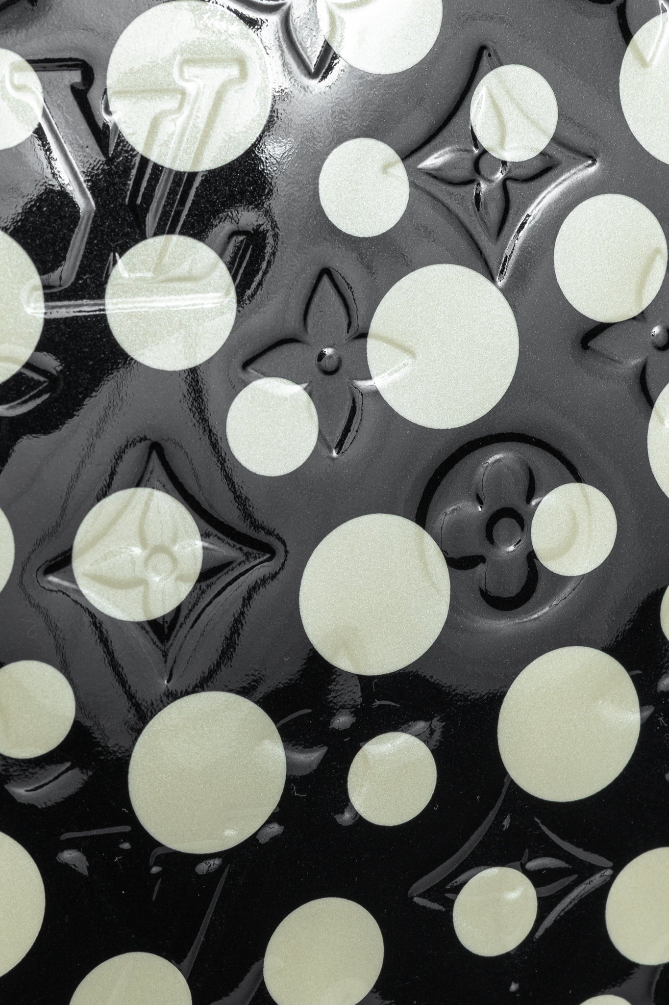 Louis Vuitton x Yayoi Kusama Lockit MM Infini Noir Monogram Vernis Dots Tote