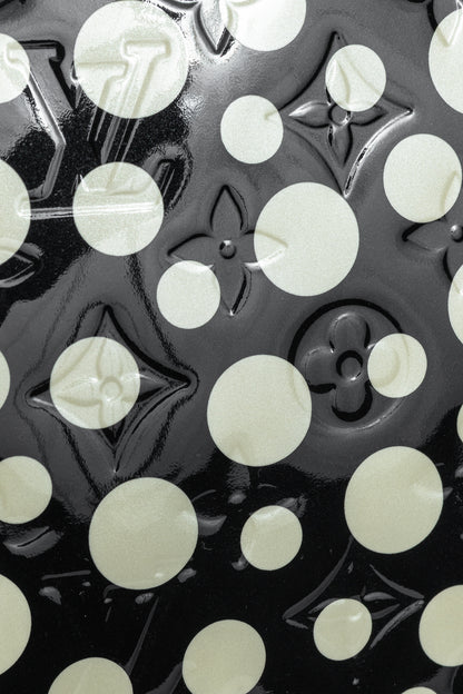 Louis Vuitton x Yayoi Kusama Lockit MM Infini Noir Monogram Vernis Dots Tote