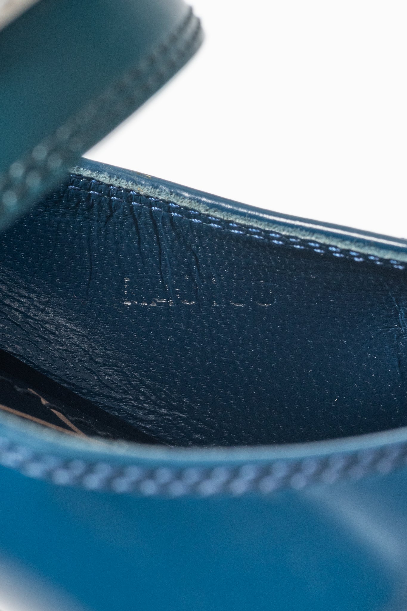 Louis Vuitton AW15 Runway Blue & Black Colourblock Mary Jane Heels